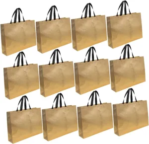 12pcs Women's Tote Bag Set Large Capacity Carrying Bag for Shopping Outdoor Daily Use Reusable