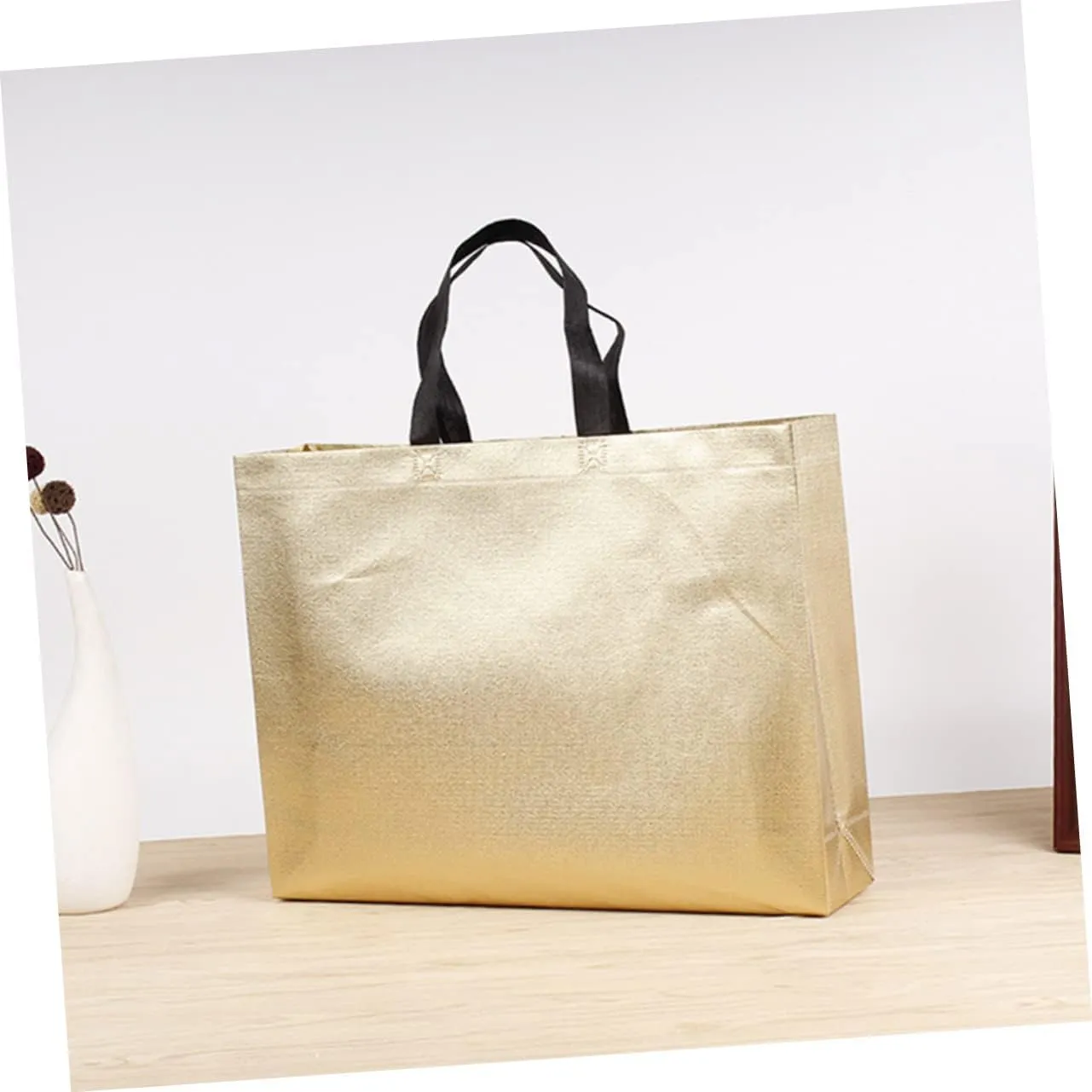 12pcs Women's Tote Bag Set Large Capacity Carrying Bag for Shopping Outdoor Daily Use Reusable