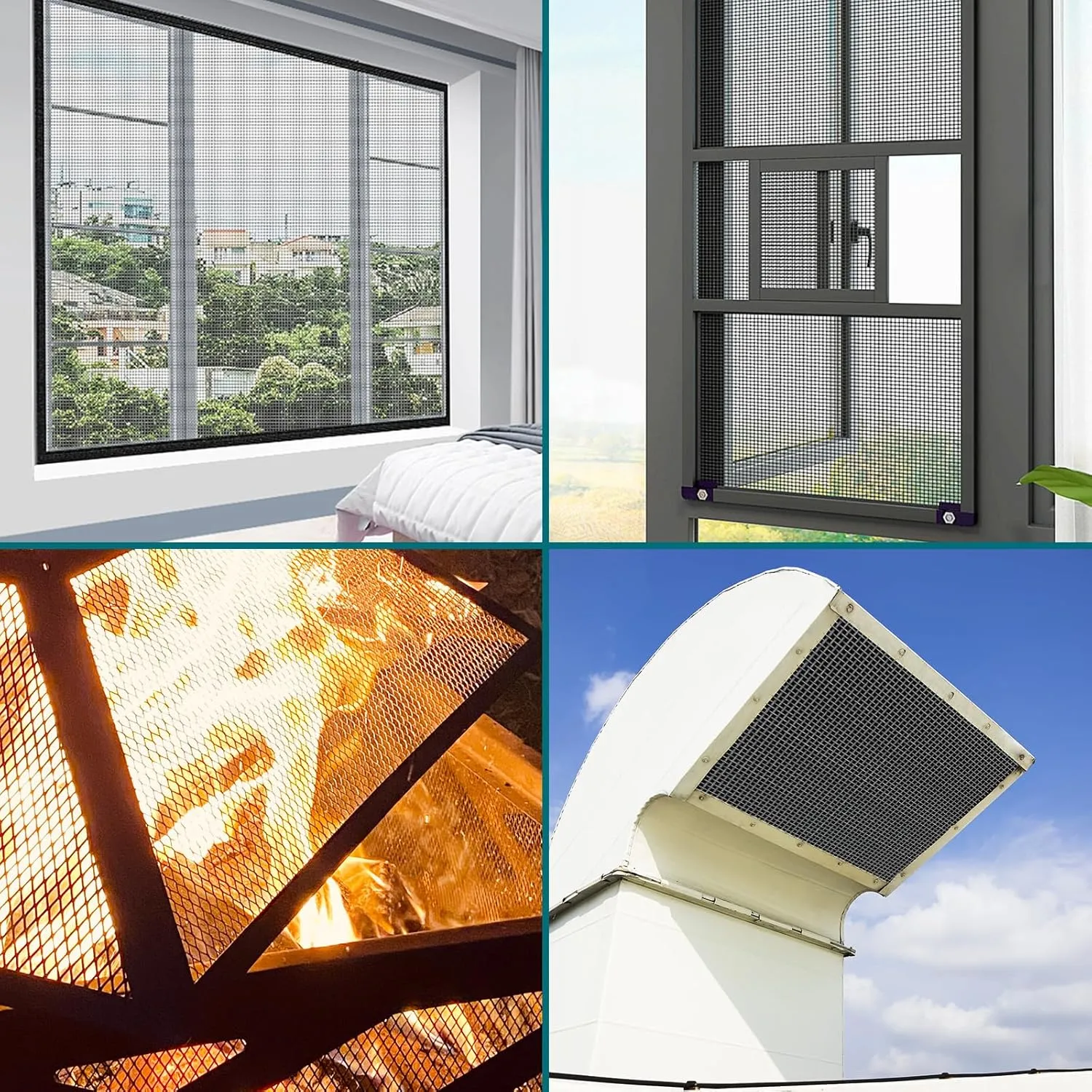 20 Mesh 304 Stainless Steel Mesh Screen, 15.7'' x 295''(40cm x 750cm) Wire Screen Mesh, Rust Free Woven Wire Mesh, Metal Mesh Screen for Air Vents, Window Screen, Filters, Garden Covers