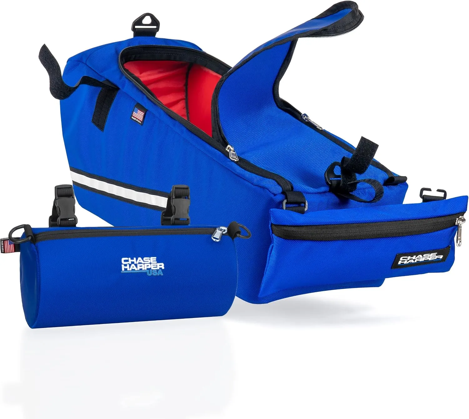 2020 Ruckus Value Pack - 5000 Under The Seat Bag and 105000 Barrel Bag Bundle - Compatible with All Honda Ruckus Model Years - Blue Value Pack