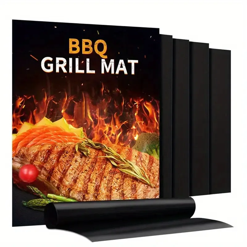 3-Pack: Non-Stick BBQ Grill Mesh Mats