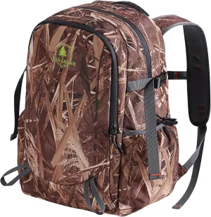30L Kids Camo Hunting Backpack with 11 Pockets, Small Lightweight Hunting Bag for Youth, Men Water Resistant Day Pack for Boys & Girls, Travel, Hiking, Camping