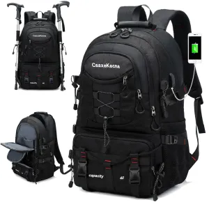 40L Waterproof Lightweight Travel Backpack for Outdoor Hiking and Camping