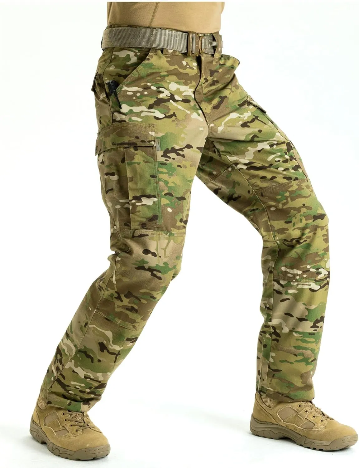 5.11 Tactical Men's Camo Cargo Pants, TDU Military Hunting Pant for Men, Style 74350ABR
