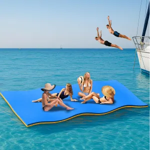 6'/9'/12'/Tear-Resistant Lily Pad Floating Water Mat，Floating Water Pad for Recreation Pool, Beach, Lake