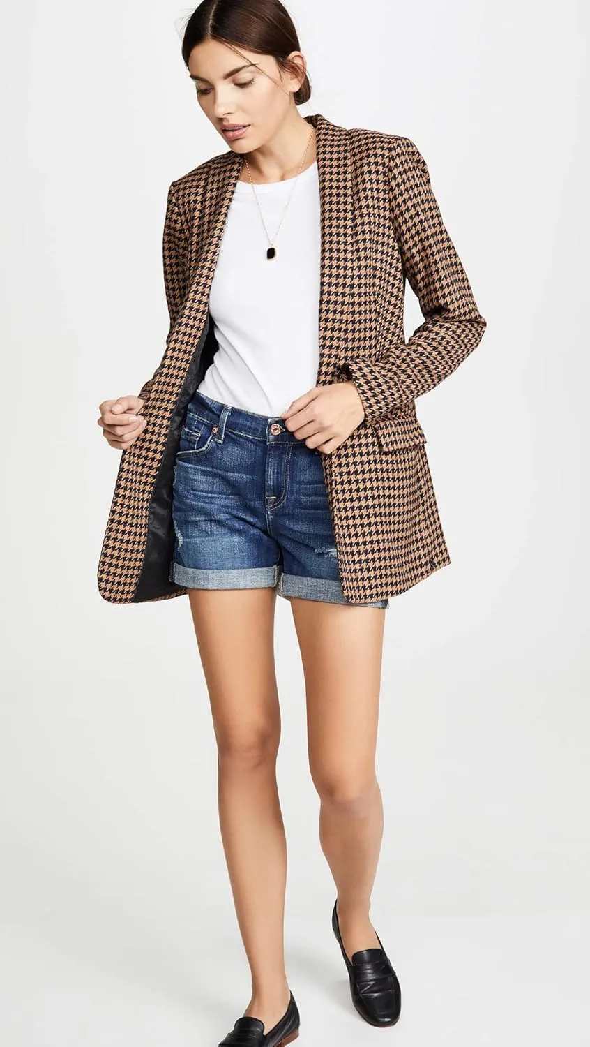 7 For All Mankind Women's Roll-Up Short