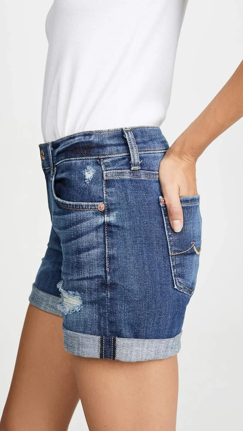 7 For All Mankind Women's Roll-Up Short