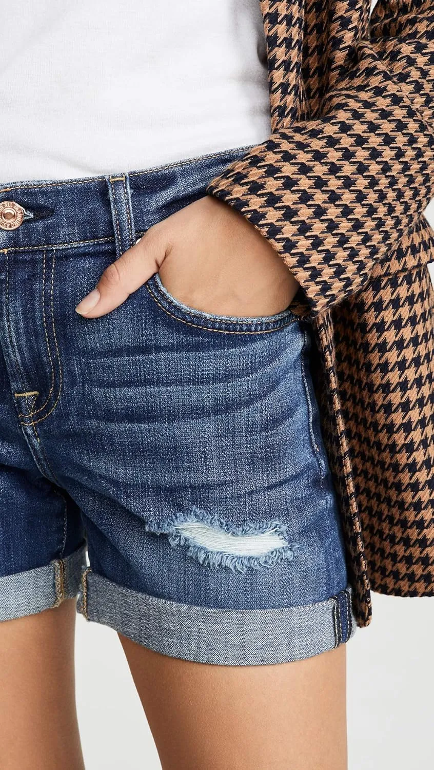 7 For All Mankind Women's Roll-Up Short
