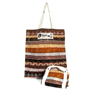 Aboriginal Art Foldable Shopping Bag