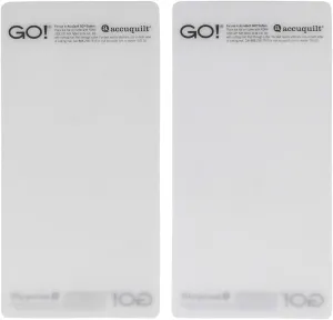 Accuquilt GO! Cutting Mat 5 x 10" 2 Pack"