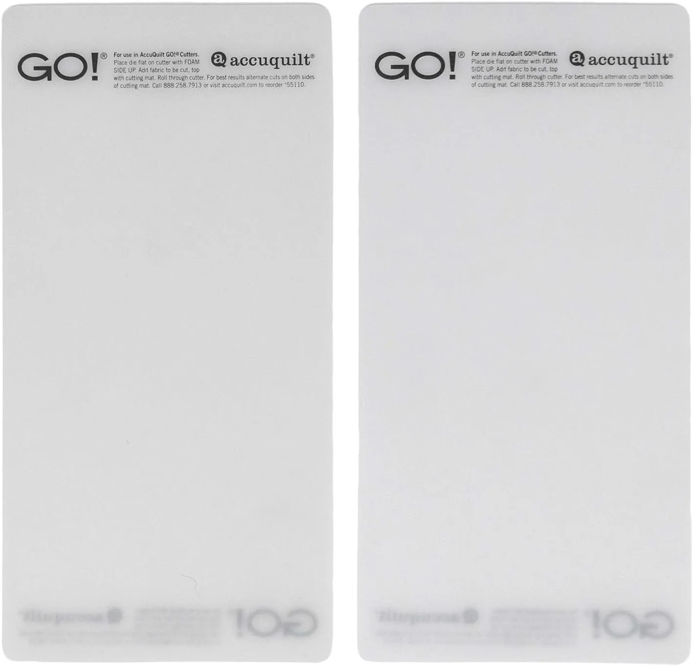 Accuquilt GO! Cutting Mat 5 x 10" 2 Pack"
