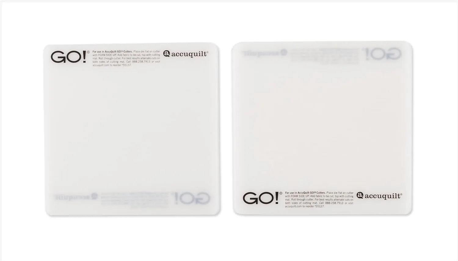 Accuquilt GO! Cutting Mat 6 x 6" 2 Pack"