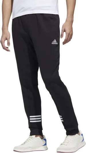 adidas mens Essentials Comfort Pants Black/White X-Large