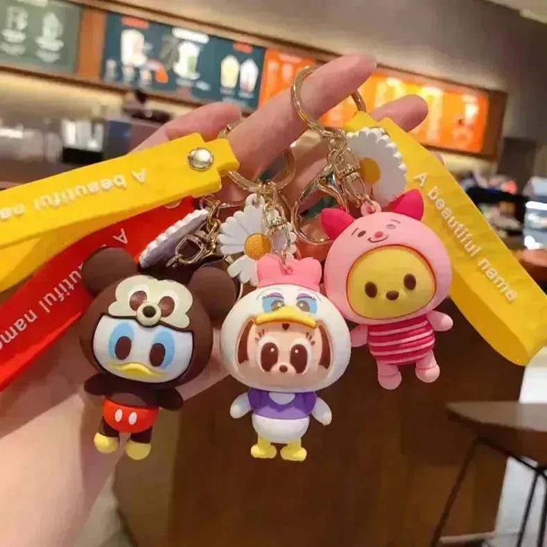 Adorable Disney Character Cosplay 3D Keychain