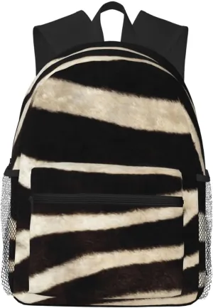 African Zebra Print Lightweight Packable Backpack Travel Casual Hiking Daypack Foldable Backpack For Men Women