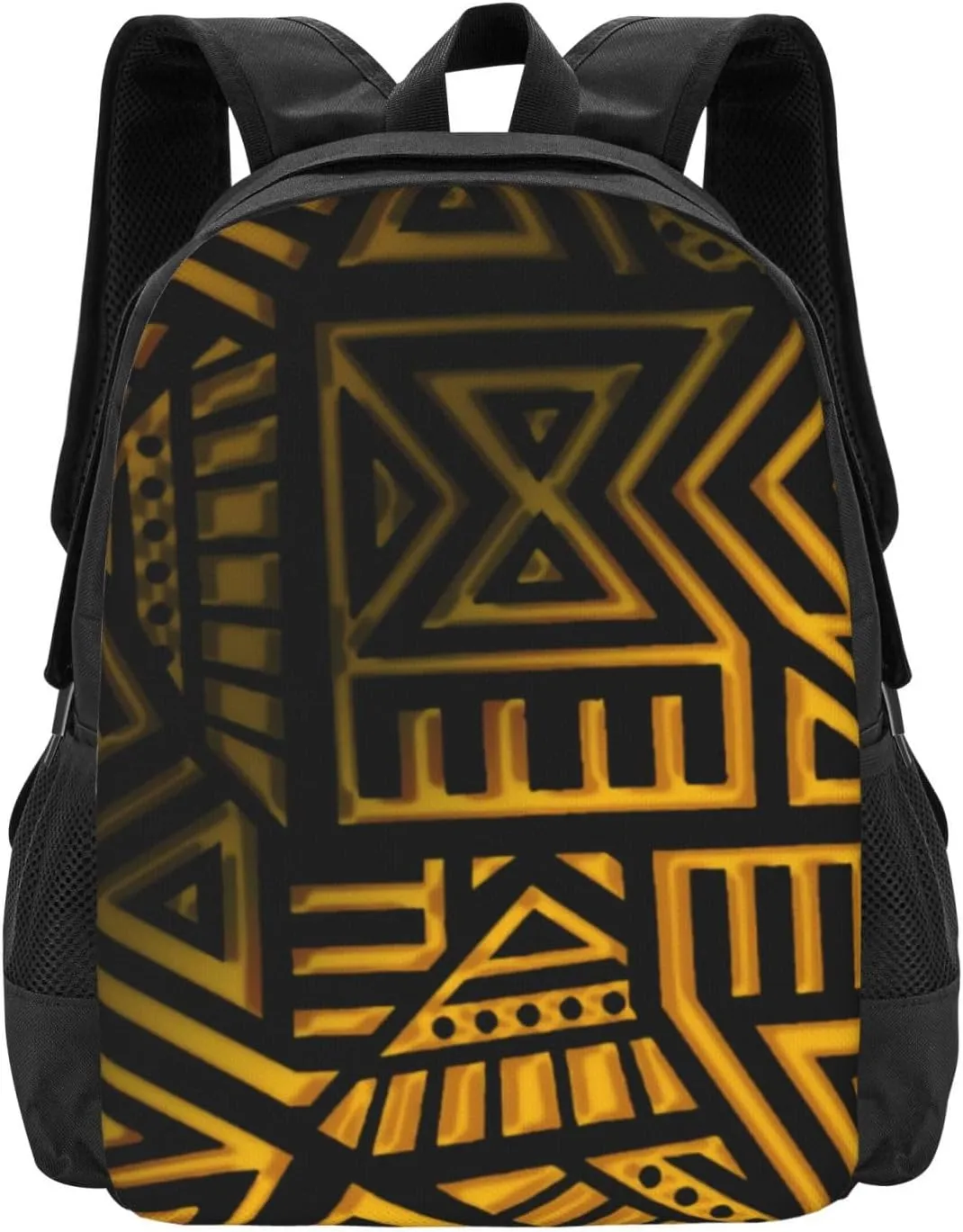 Afrocentric Motif Lightweight Packable Backpack Travel Casual Large Capacity Daypack Foldable Backpack For Men Women