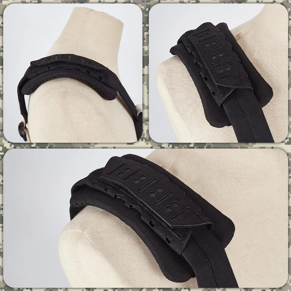 AHANDMAKER 2 Pack Detachable Shoulder Strap Pad Soft Shoulder Strap Pad with Ultra Thick Cushion Plate Carrier Shoulder Pads for Bag, Luggage Bag, Waist Belts