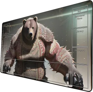 AI Painting TCG Playmat - MTG Trading Card Game Mat with Zone Layout, 24x14 Inches Premium MTG Play Mat - The Perfect Companion for Intense Card Battles - Fantasy Dark Skull Black Lotus 509A231