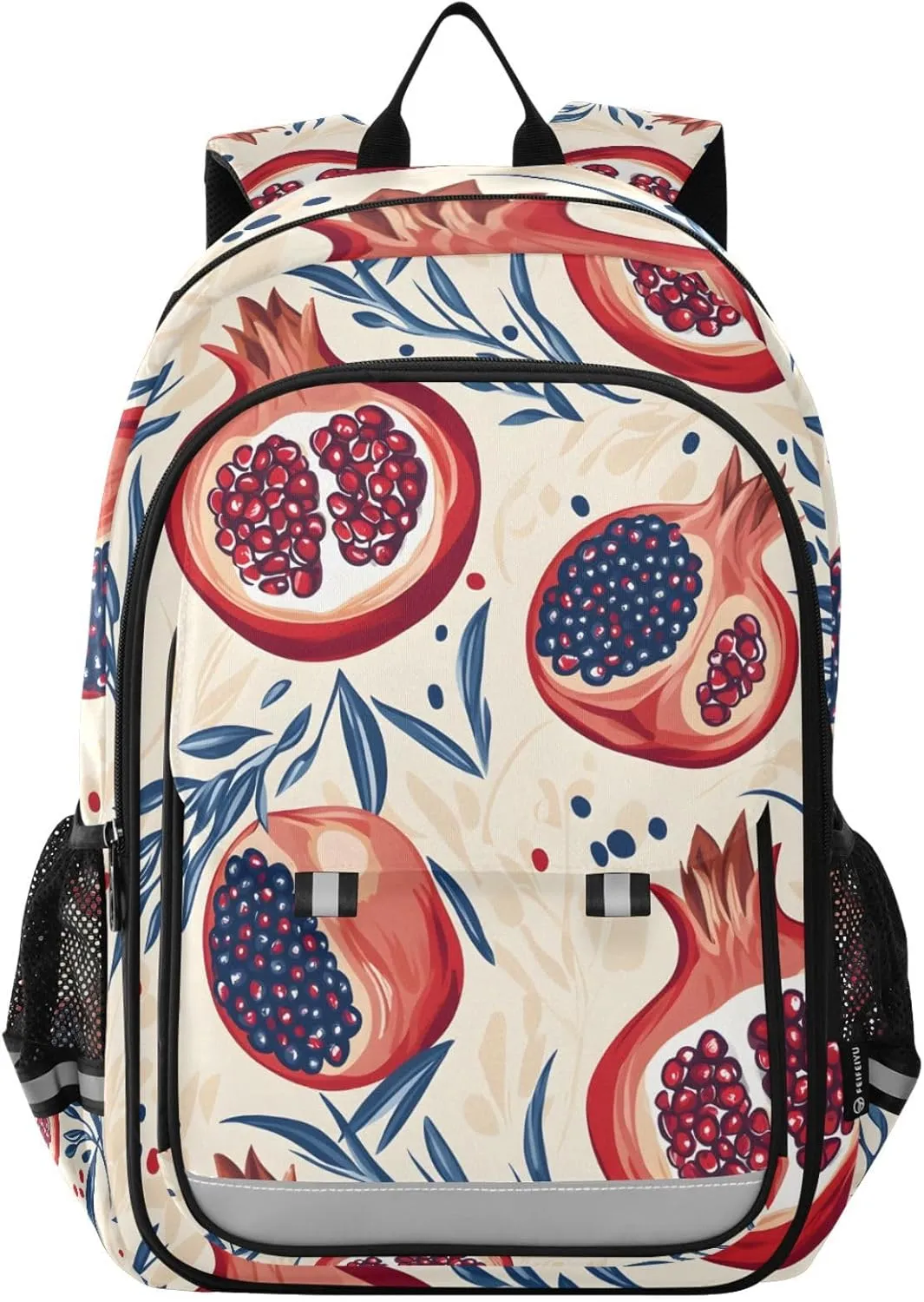 ALAZA Pomegranate Tropical Fruits Laptop Backpack Purse for Women Men School Bag 17 Inch Bookbag Student Boys Girls Travel Casual Daypack