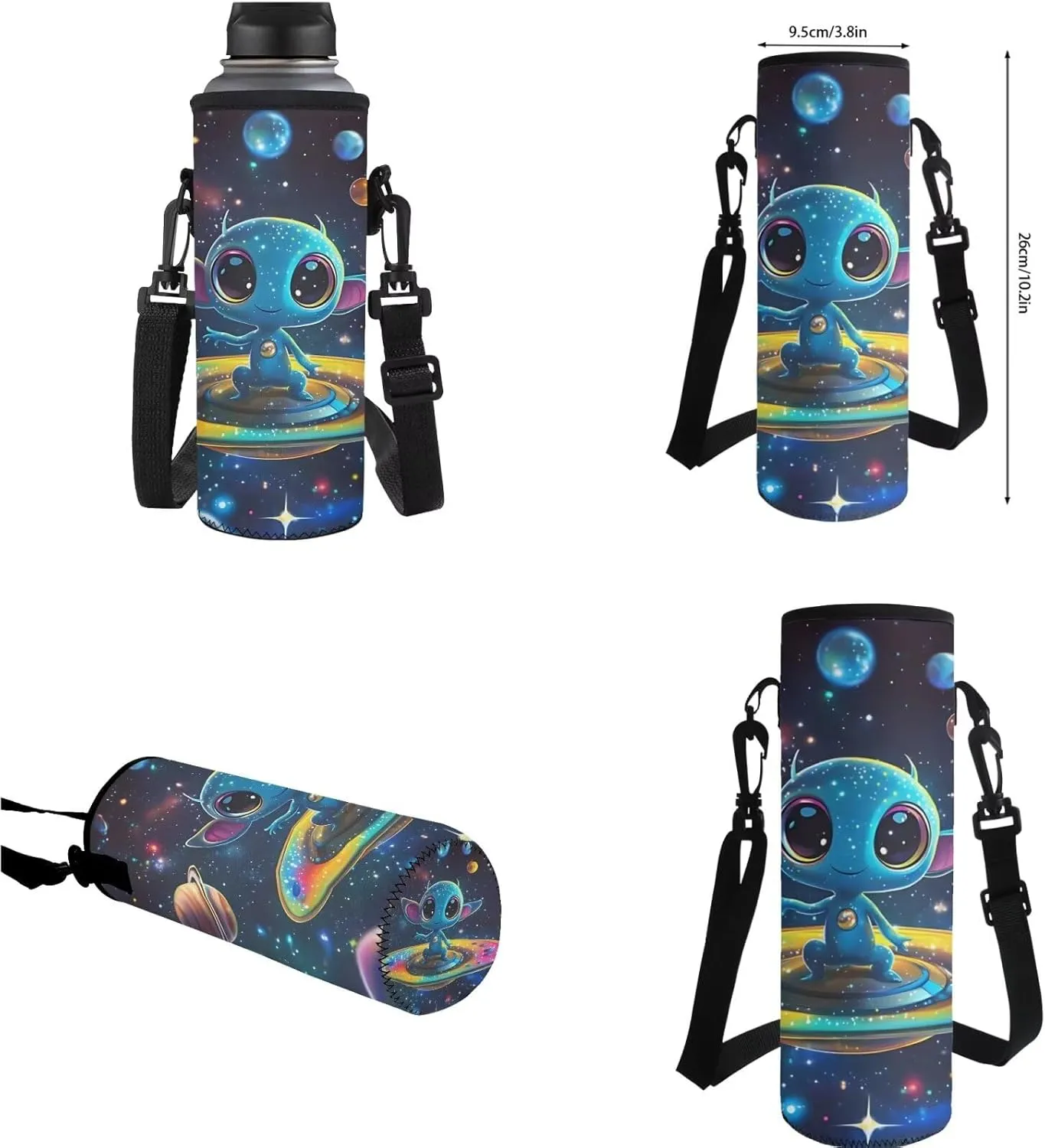 Alien School Backpack for Girls 8-10 Teen Boys Teen Girls Portable Lightweight Elementary Bookbag for Students Shoulder Bag with Adjustable Strap Carry More Firmly Comfortably