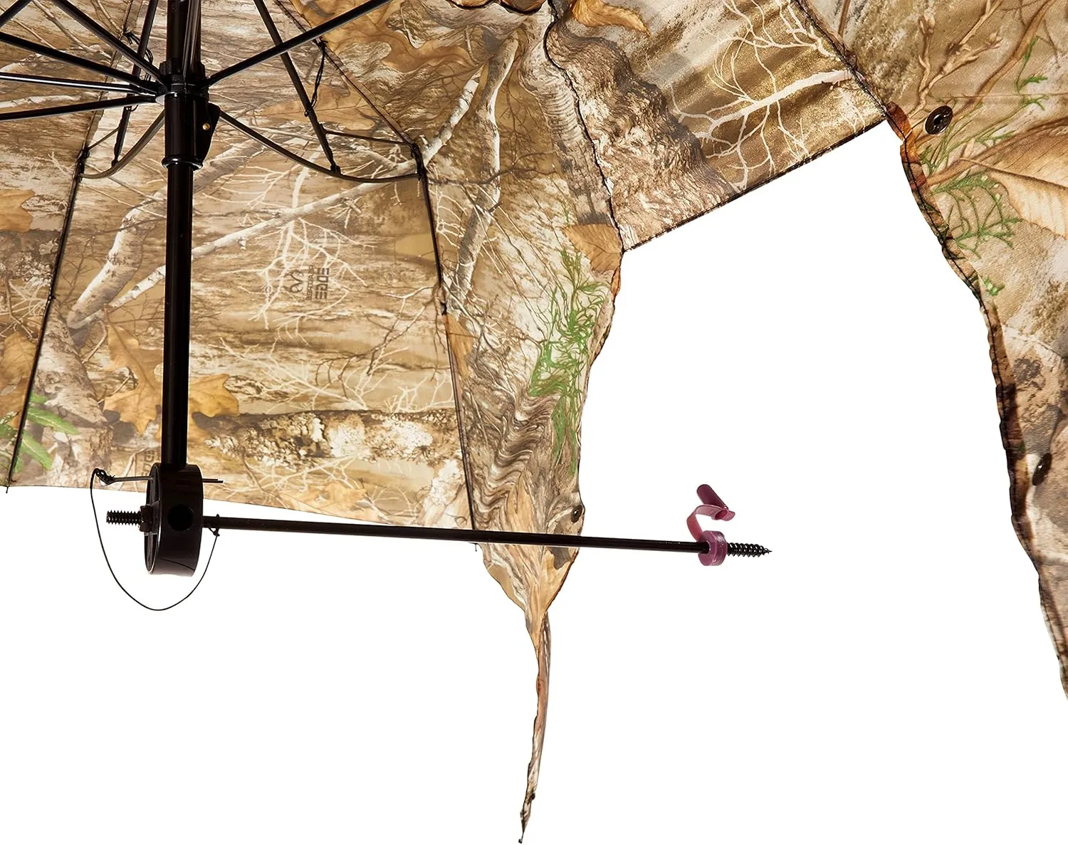 Allen CompanyVanish Instant Roof Tree Stand Umbrella - Large Umbrella with Realtree Edge Camo - Durable and Portable Hunting Umbrella and Blind
