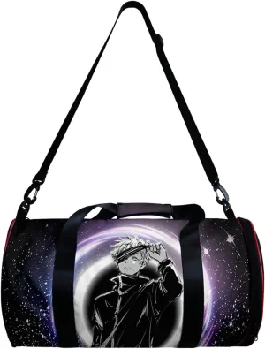 Anime Jujutsu Kaisen Gym Bag Manga Cosplay Sport Duffel Bag With Shoe Compartment(Gojo Galaxy) One size