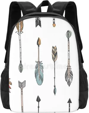 Antique Indian Arrows Lightweight Packable Backpack Travel Casual Large Capacity Daypack Foldable Backpack For Men Women