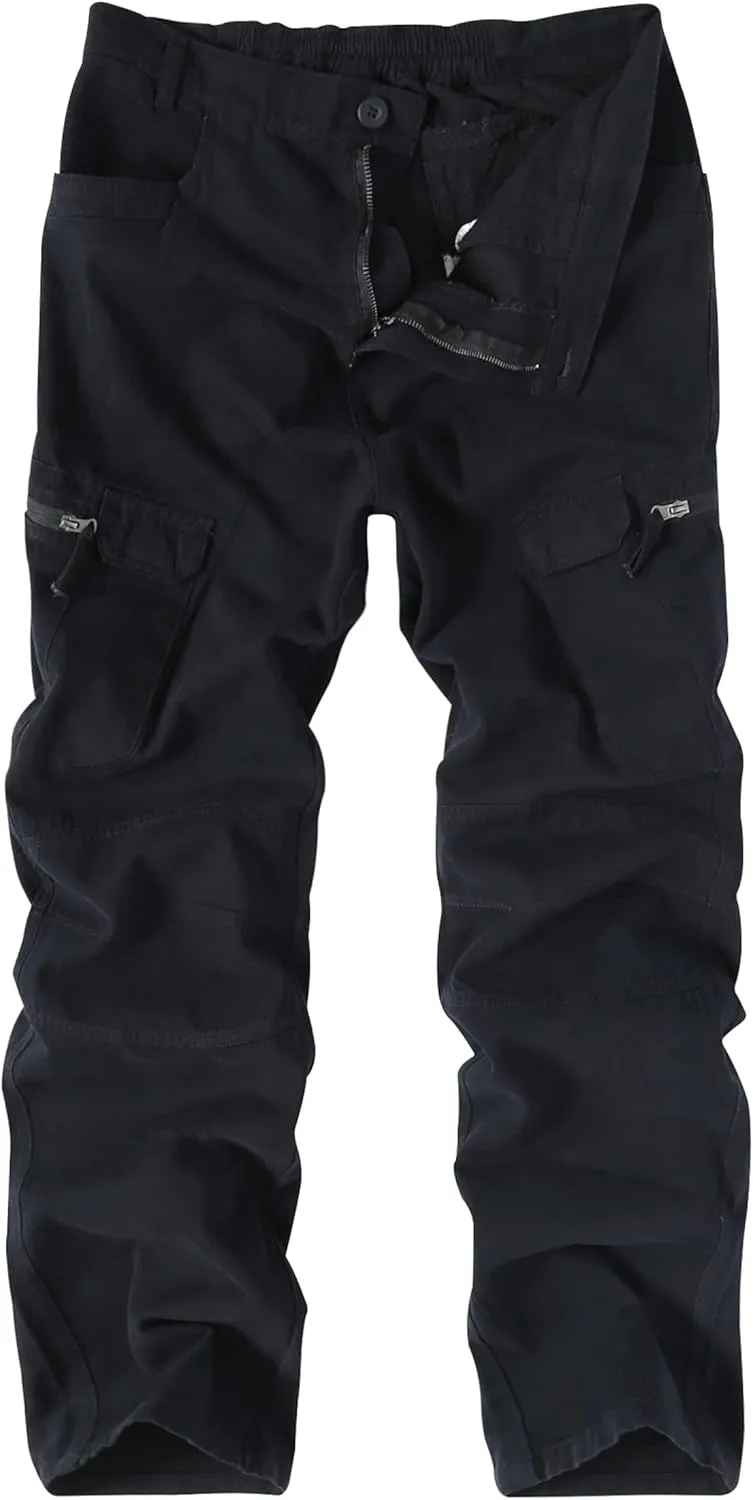 APTRO Men's Cargo Pants Camo Casual Work Military Tactical Pants