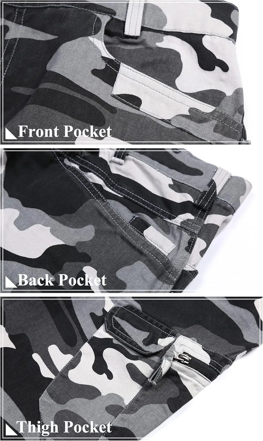 APTRO Men's Cargo Pants Camo Casual Work Military Tactical Pants