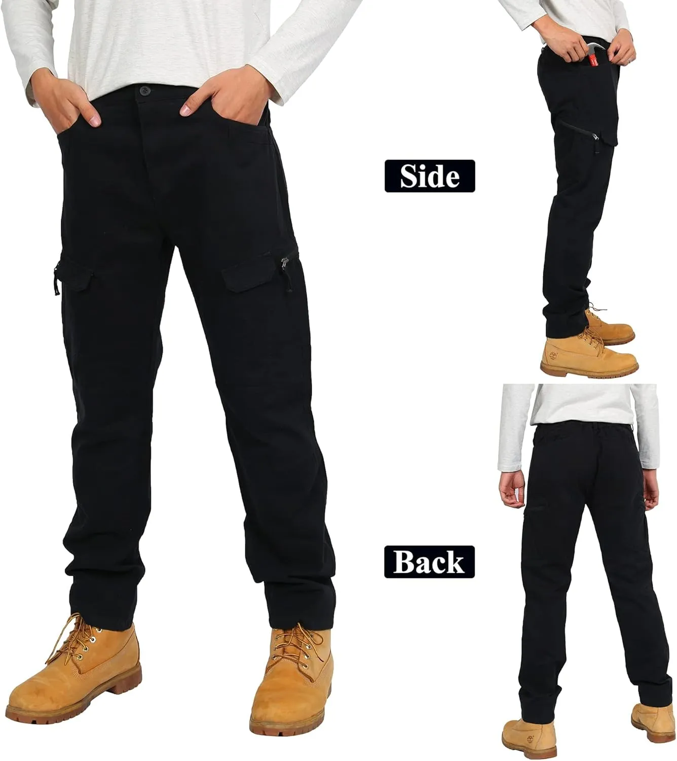 APTRO Men's Cargo Pants Camo Casual Work Military Tactical Pants