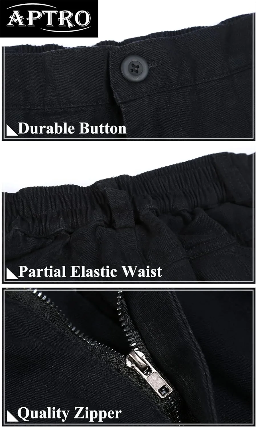 APTRO Men's Cargo Pants Camo Casual Work Military Tactical Pants