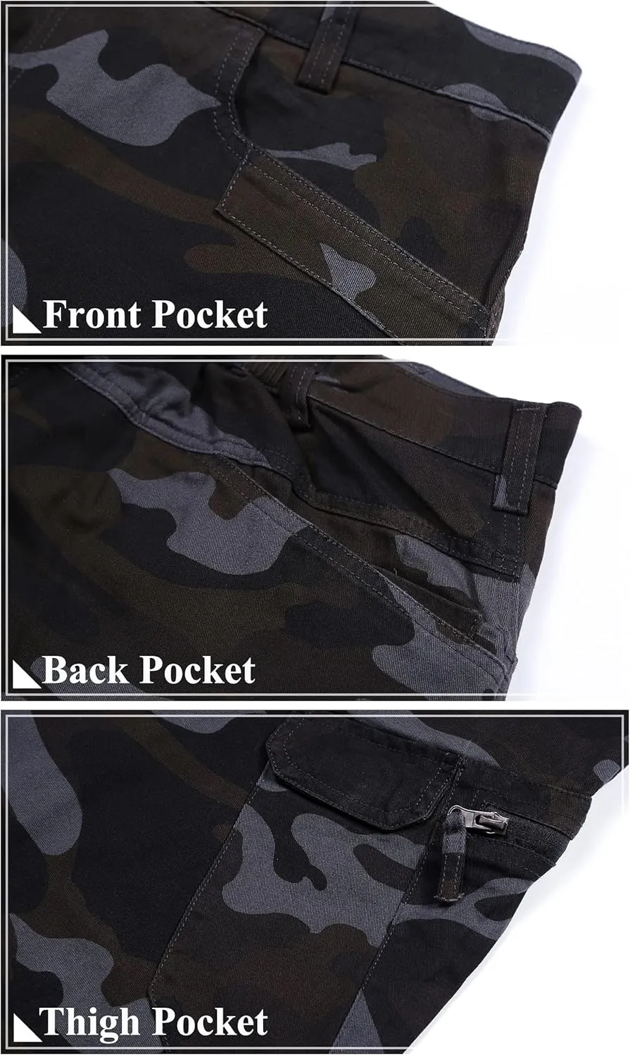 APTRO Men's Cargo Pants Camo Casual Work Military Tactical Pants