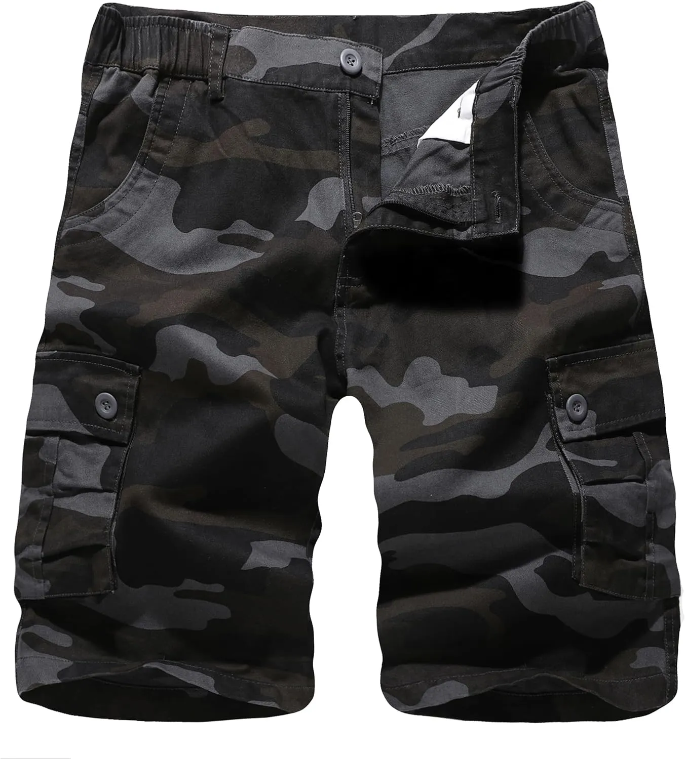 APTRO Men's Cargo Shorts Multi-Pockets Twill Camo Casual Work Shorts