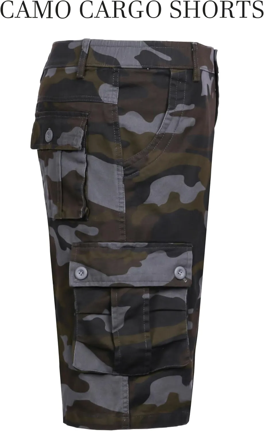 APTRO Men's Cargo Shorts Multi-Pockets Twill Camo Casual Work Shorts