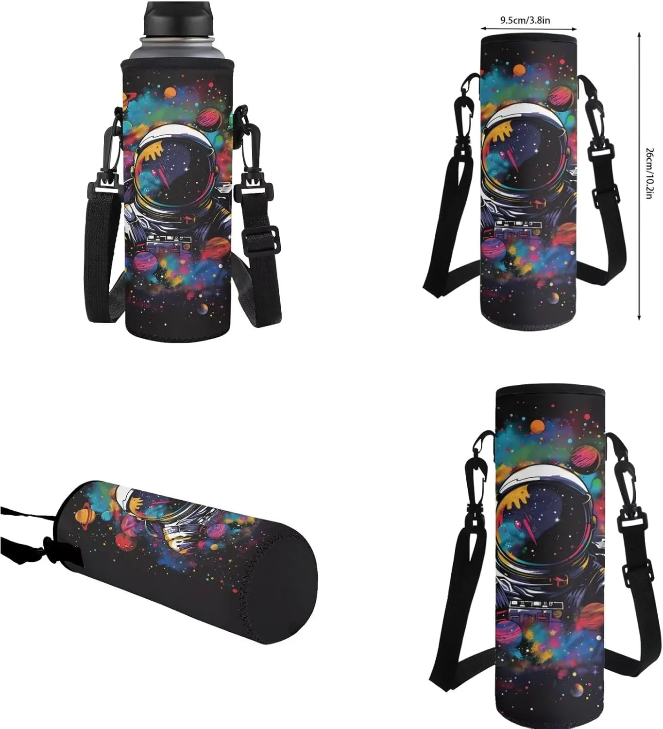 Astronaut 3rd Grade Backpack for Boys Kids Bookbag with Lunch Box Cool Backpacks for Boys Elementary School Bag Pencil Case Water Bottle Sleeve Hiking Daypack Rucksack for School