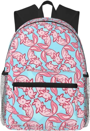 Axolotl (03) Lightweight Packable Backpack Travel Casual Hiking Daypack Foldable Backpack For Men Women