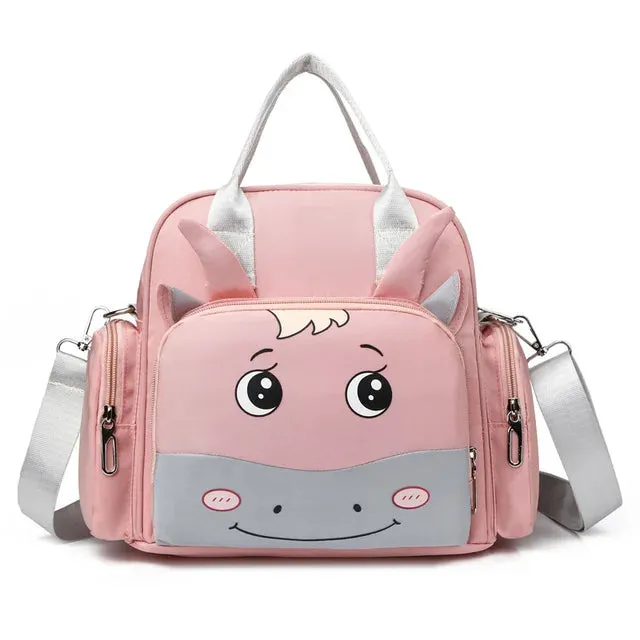 Baby Diaper Backpack Moo Pink - Sunshine