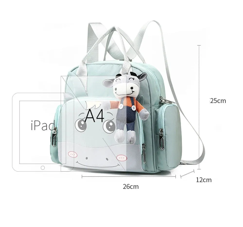 Baby Diaper Backpack Moo Pink - Sunshine
