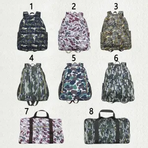 Baby Kids Boys Sibling Brother Camo Backpacks  Bags