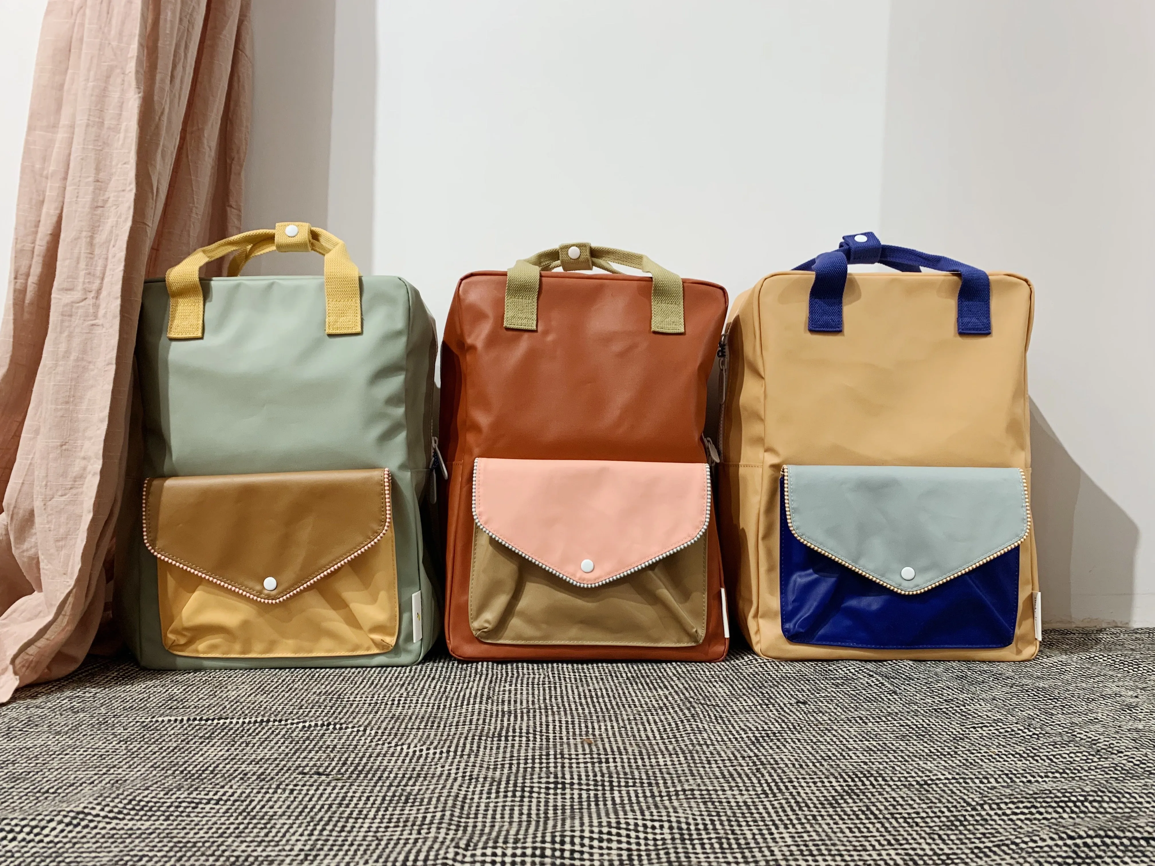 backpack color block big / mochila grande