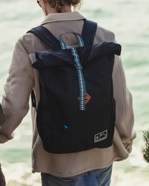 Backwoods Recycled Rolltop 32L Backpack - Black