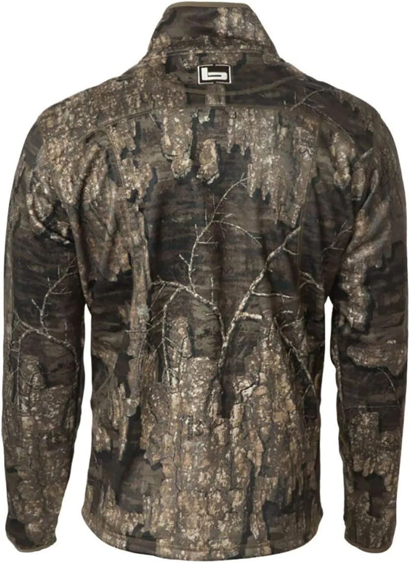 Banded Gear Mid Layer Full Zip Fleece Jacket - Mossy Oak Shadow Grass Habitat Camo