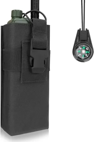 BAOFENG Radio Hoster Molle Radio Pouch Tactical Radio Holder Radio Case Molle Radio Bag Nylon for AR-152 UV-25 AN/PRC 148 152Two Way Radio Walkie Talkies Adjustable Storage