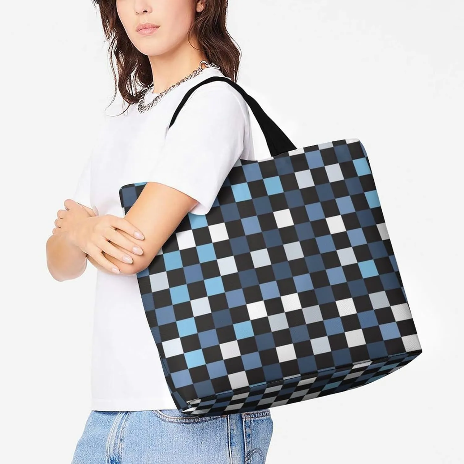 Beach Tote Bag for Women Large Summer Shoulder Bag, Lightweight Foldable Shoulder Handbags for Travel Vacation Picnic