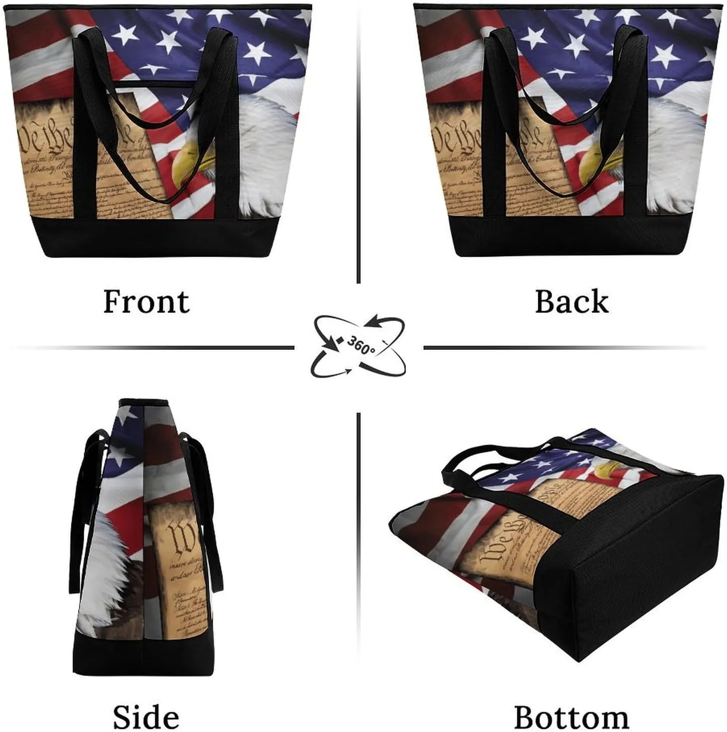 Beautiful Monarch Butterfly Fashionable Large Capacity Insulated Shopping Bag
