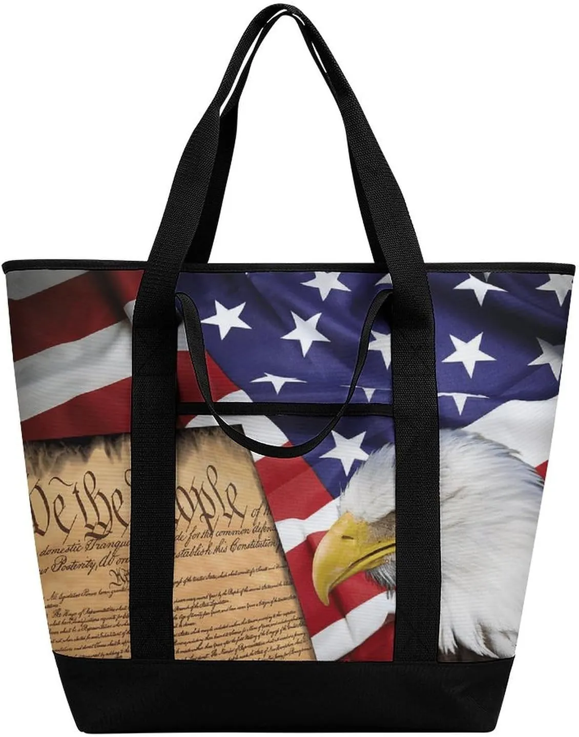 Beautiful Monarch Butterfly Fashionable Large Capacity Insulated Shopping Bag