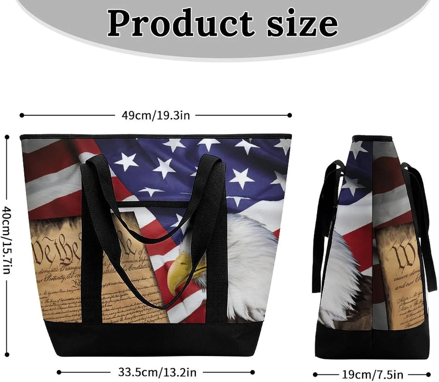 Beautiful Monarch Butterfly Fashionable Large Capacity Insulated Shopping Bag