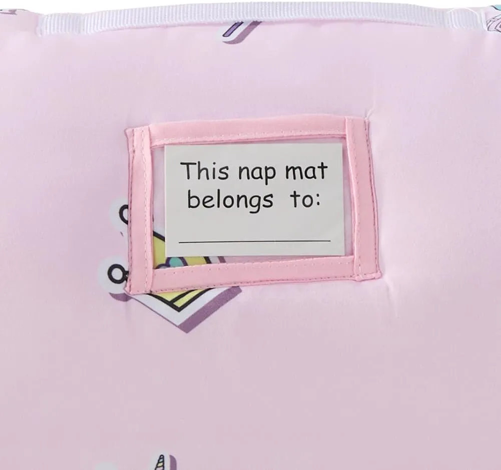 beeweed Toddler Nap Mat, Rollup Design Kid Sleeping Mat with Removable Pillow & Minky Blanket, Toddler Sleeping Bag for Daycare Preschool Travel Camping