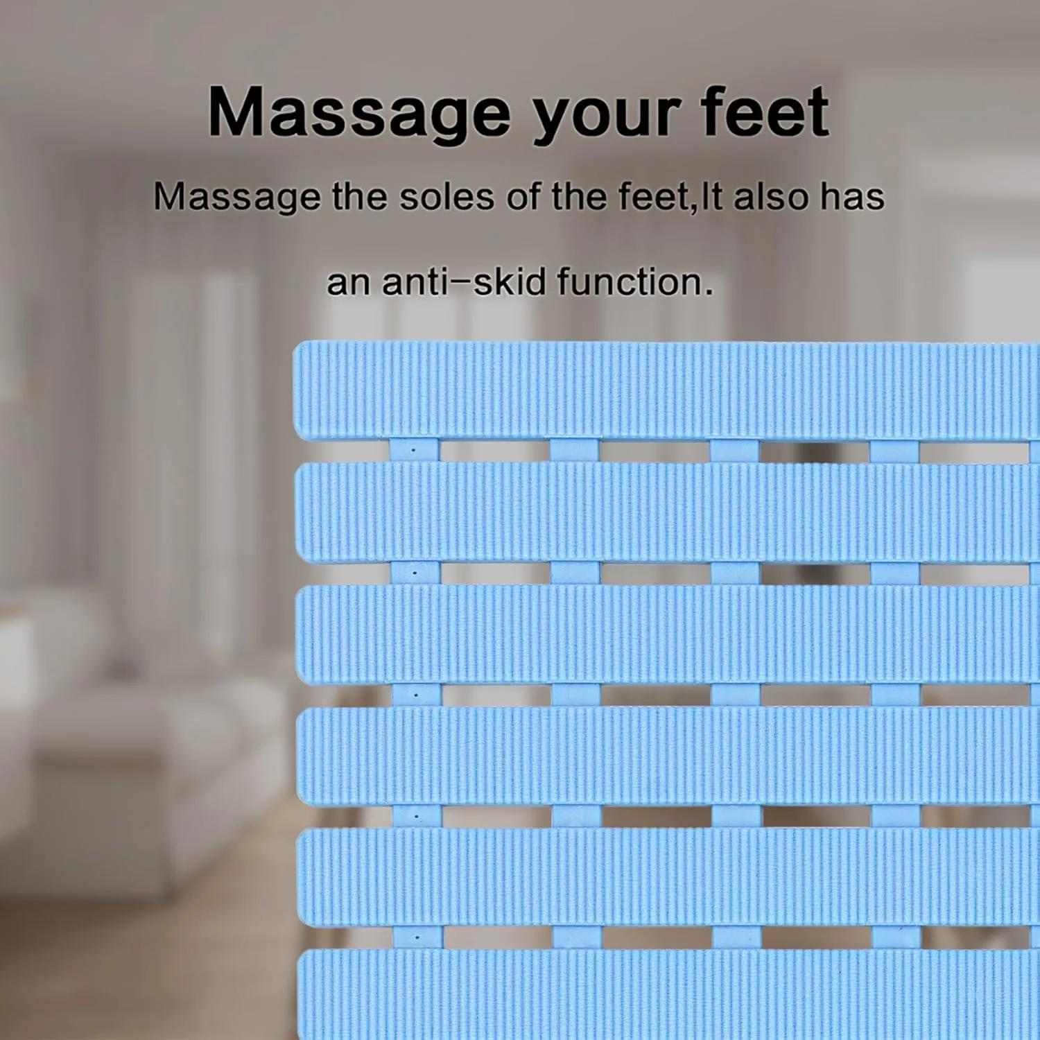 BEMISO Shower Mat Non Slip Bathtub Mat with Suction Cups and Drain Holes 27.5 x15.7 Inch Bath Mat for Tub & Shower.Easy Dry,Easy to Cut,Eco-Friendly