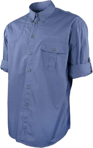 Beretta Men's Outdoor Casual Long Sleeve Cotton Tm Roll-up Shirt